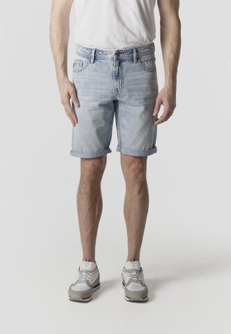 KOROSHI Regular Jeans in Blauw: voorkant