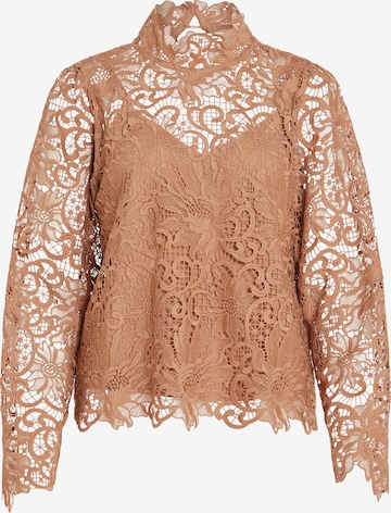 VILA ROUGE EDIT Blúzka 'VIBoe' - Hnedá: predná strana