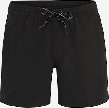 QUIKSILVER Zwemshorts 'SOLID 15' in Zwart: voorkant