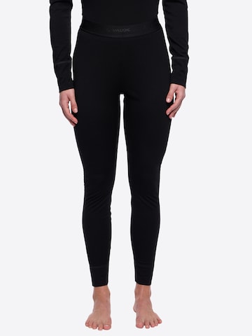 VAUDE Skinny Sportbroek 'Monviso II' in Zwart: voorkant