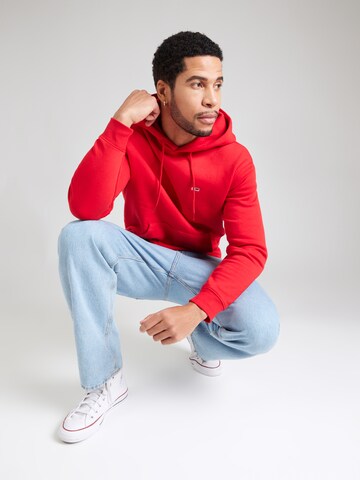 Felpa di Tommy Jeans in rosso