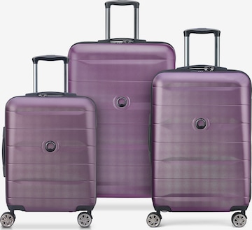 Delsey Paris Suitcase Set 'Comete' in Purple: front