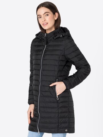 Cappotto di mezza stagione di s.Oliver in nero: frontale