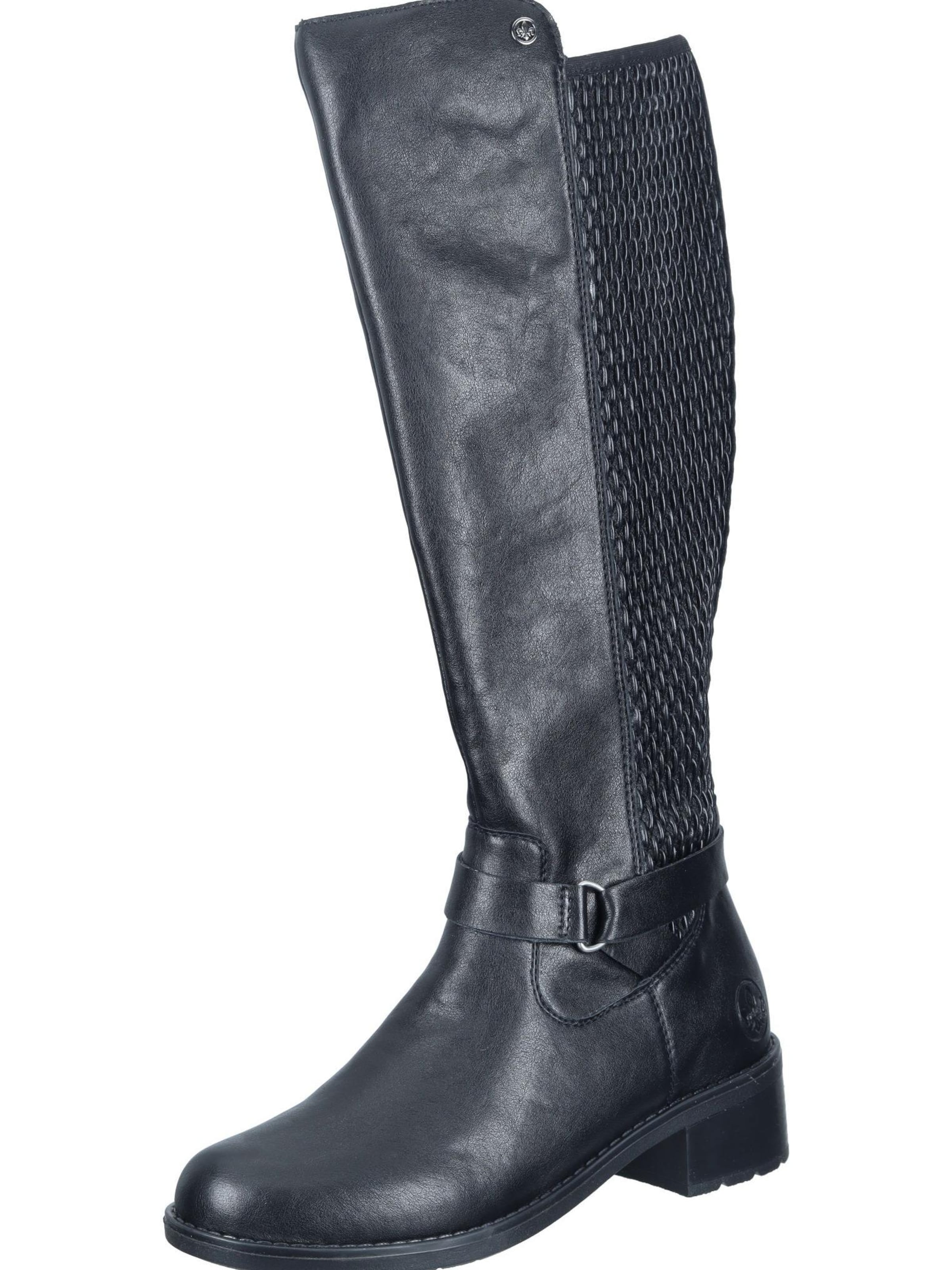 Rieker Boots in Black: front