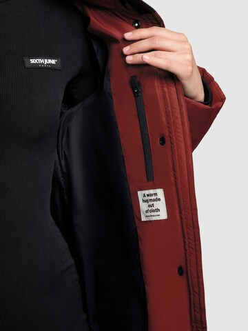 khujo Winter Coat 'Sonje6' in Red