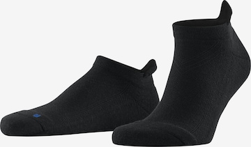 FALKE Athletic Socks in Black: front