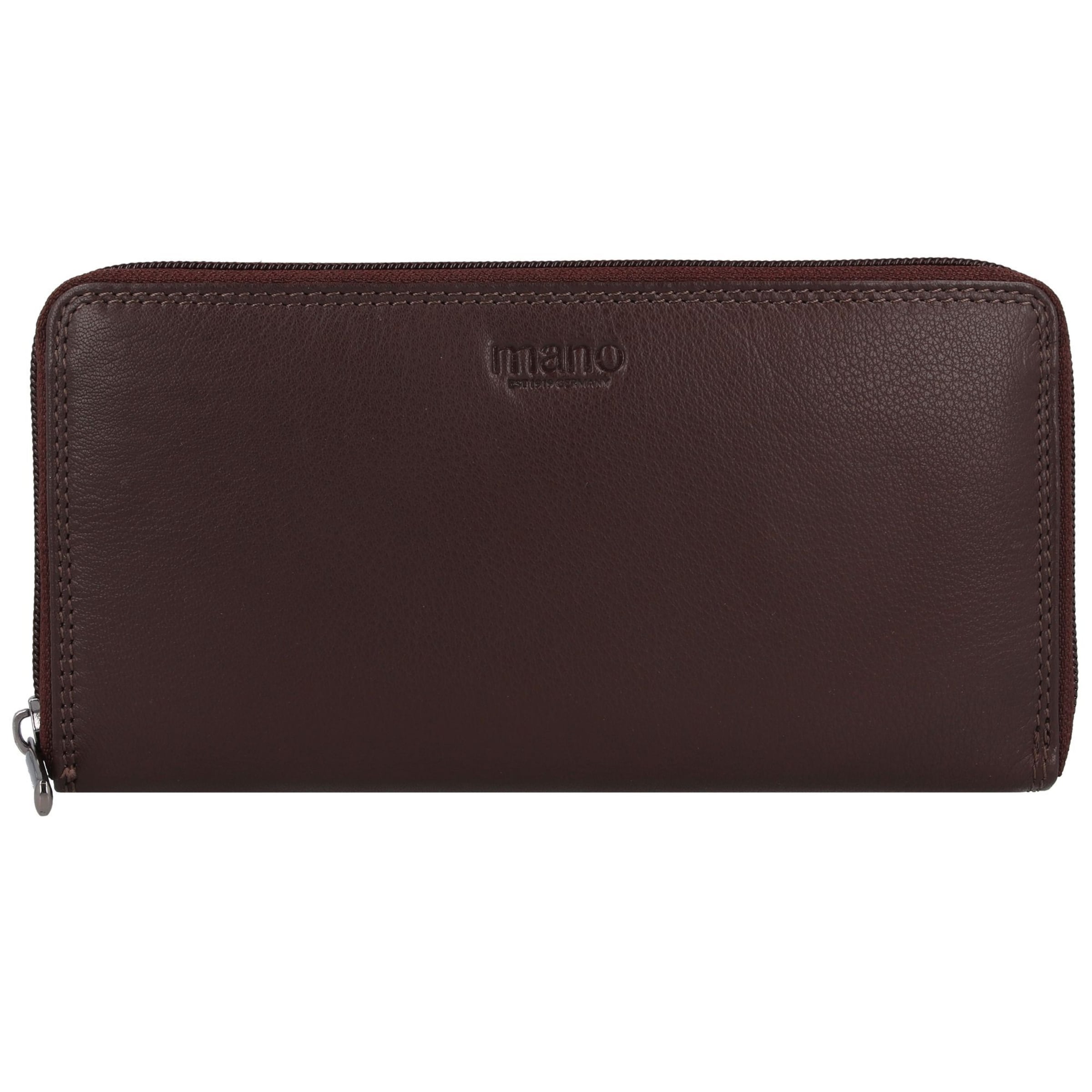 mano Wallet 'Donna Giulia' in Brown: front