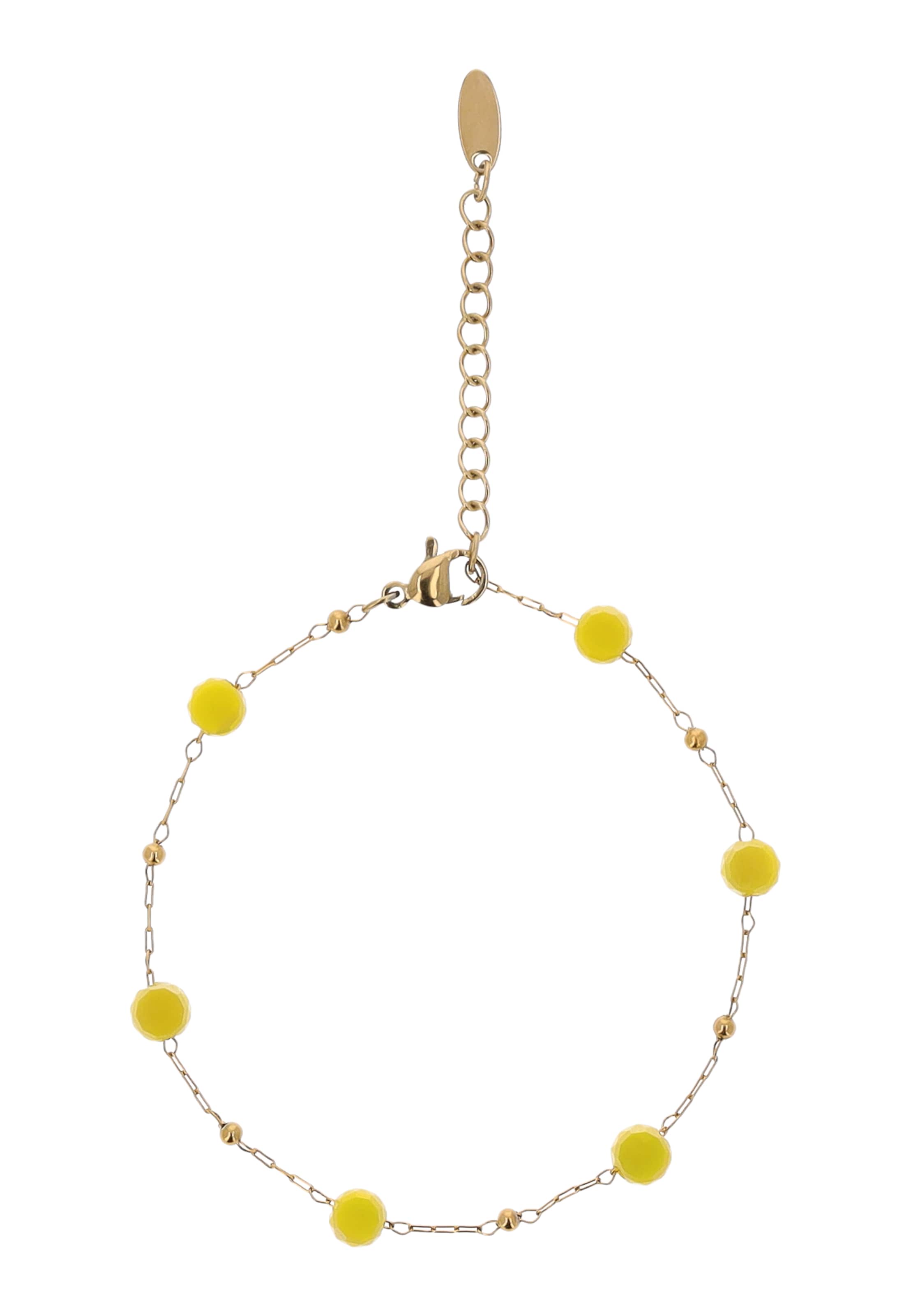 IZIA - Pulsera en amarillo: frente
