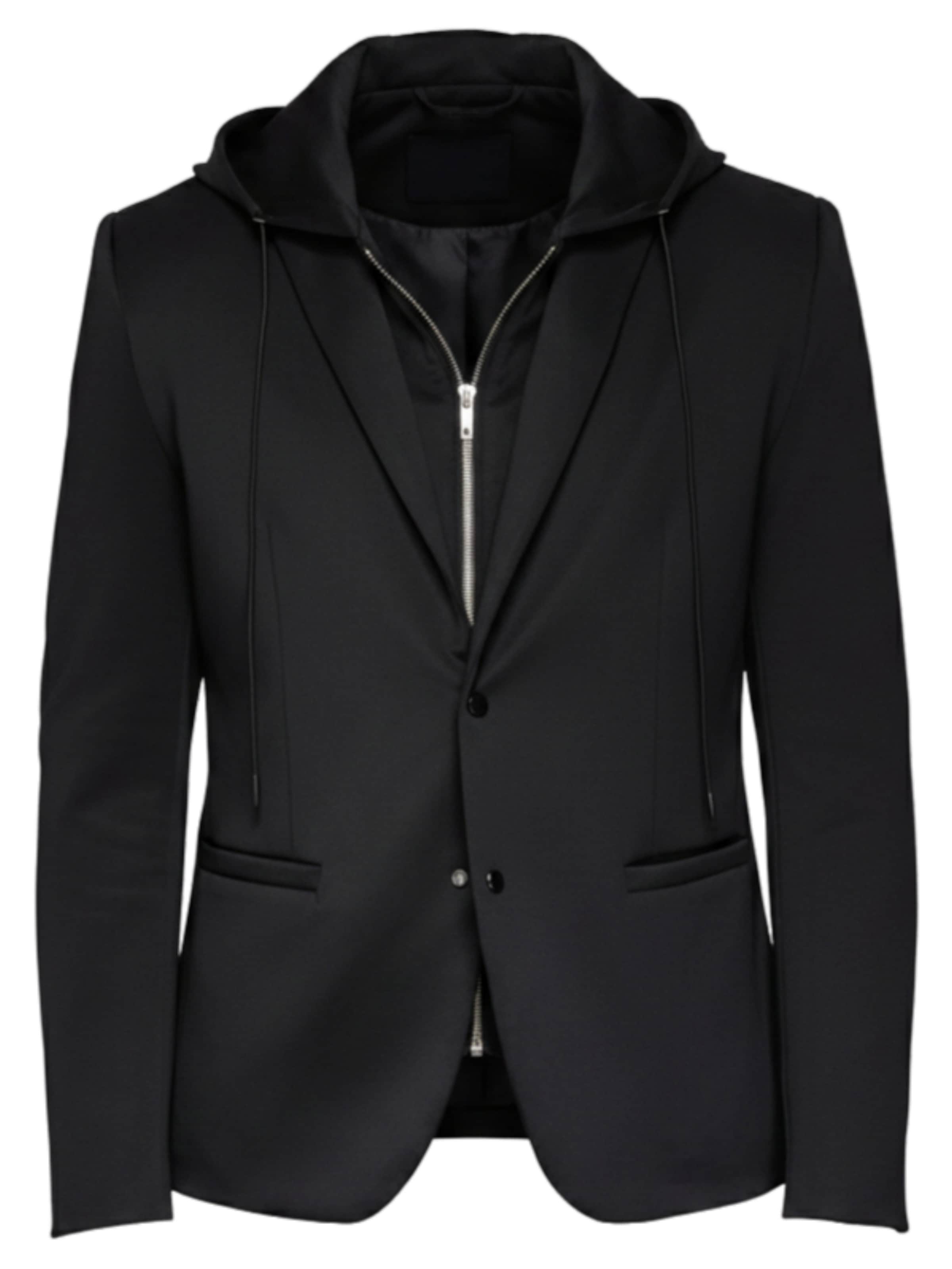Ombre Veste de costume en 46 en noir, Vue avec produit