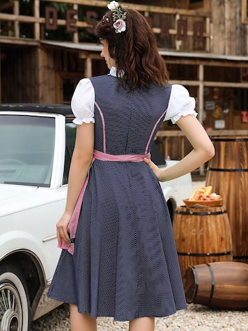 Yesfashion Dirndl w kolorze niebieski