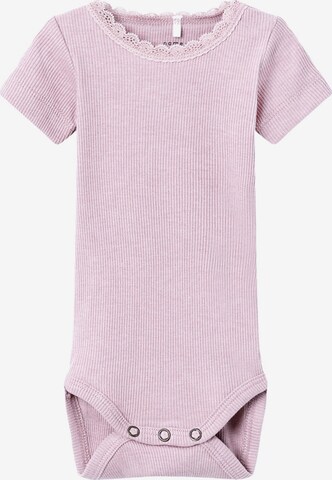 Tutina / body per bambino 'Kab' di NAME IT in rosa: frontale