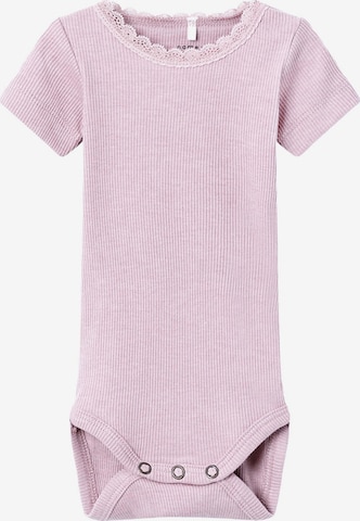 NAME IT - Pijama entero/body 'Kab' en rosa: frente