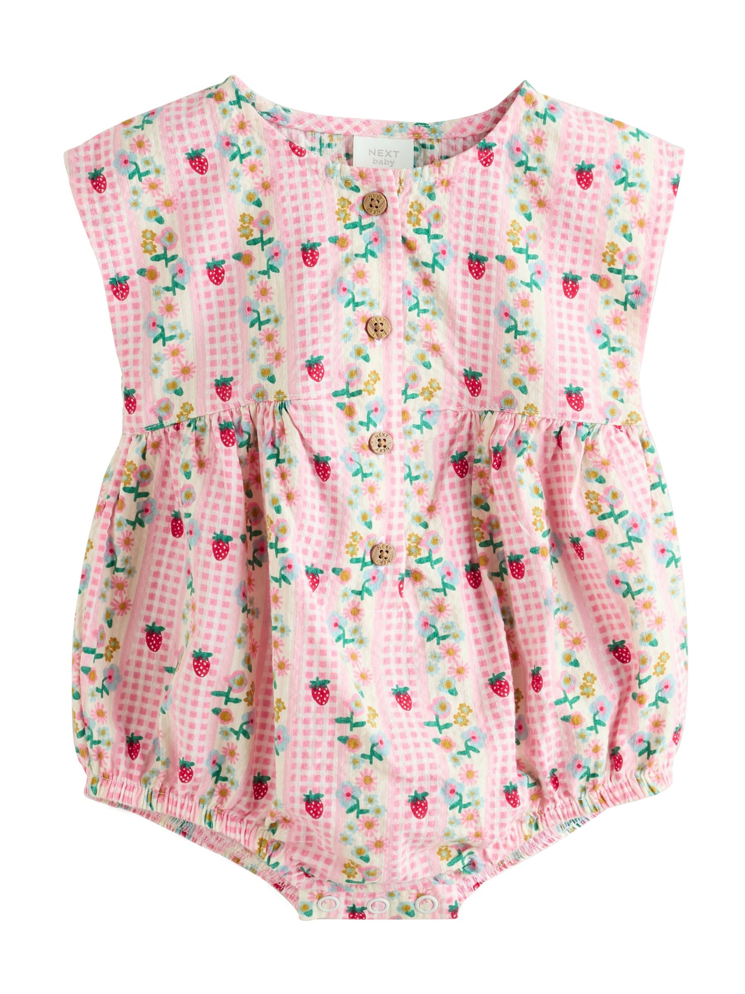 Barboteuse / body Next en rose : devant