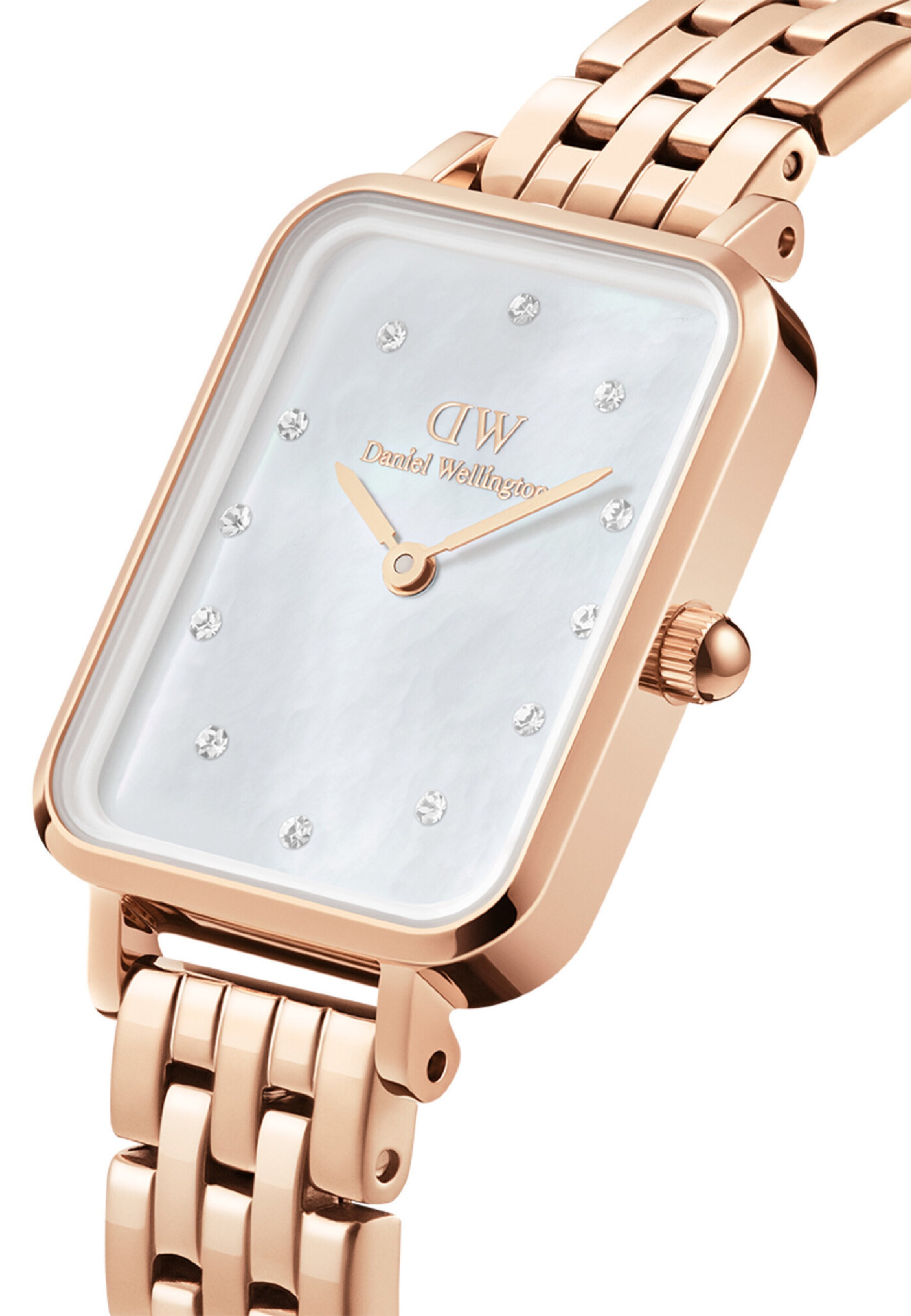 Orologio analogico ' QUADRO 5-LINK ' di Daniel Wellington in oro