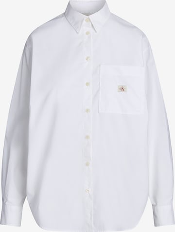 Camicia da donna di Calvin Klein Jeans in bianco: frontale