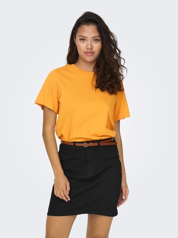 JDY T-shirt 'Pisa' i orange: framsida