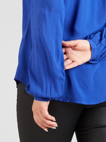 Camicia da donna 'SUTTON' di ONLY Carmakoma in blu