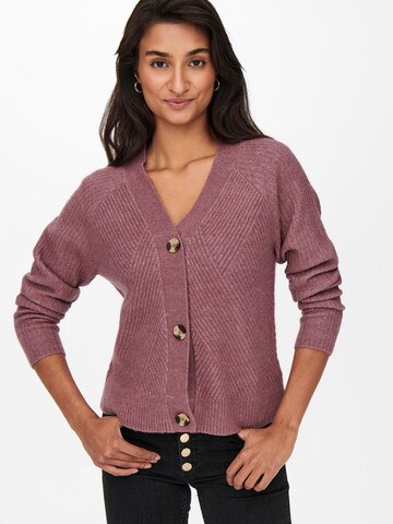 ONLY Strickjacke 'Carol' in Pink