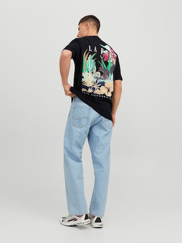 Tricou 'BELMONT' de la JACK & JONES pe negru