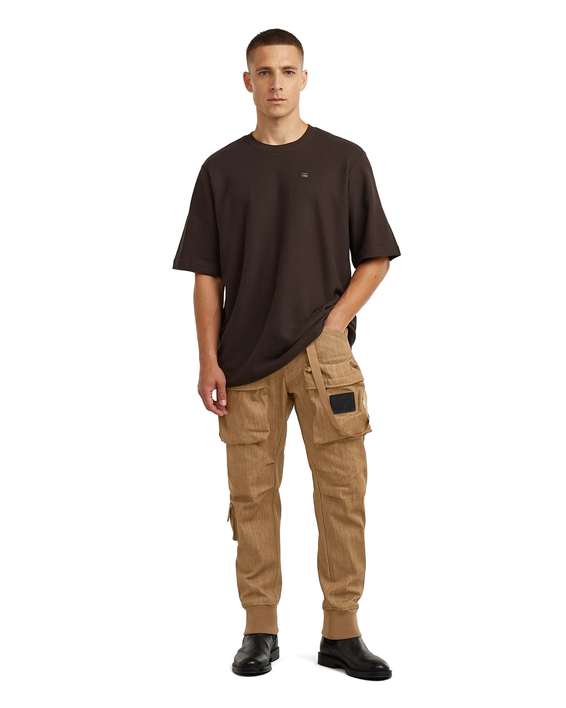 T-Shirt G-STAR en marron