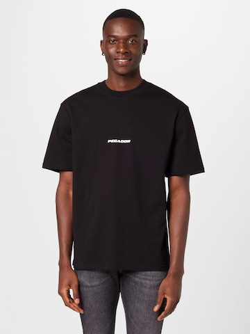Pegador Shirt 'Colne' in Zwart: voorkant