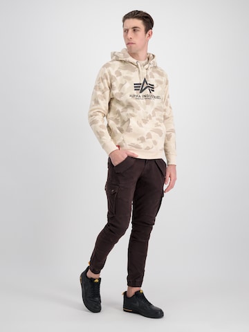 ALPHA INDUSTRIES Sweatshirt in Beige
