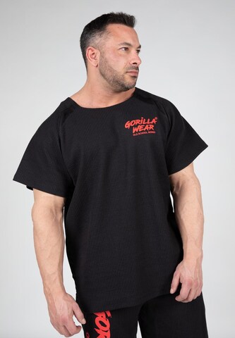 Gorilla Wear Functioneel shirt 'Augustine' in Zwart: voorkant