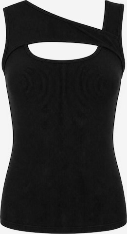 AOTTORI Top in Black: front