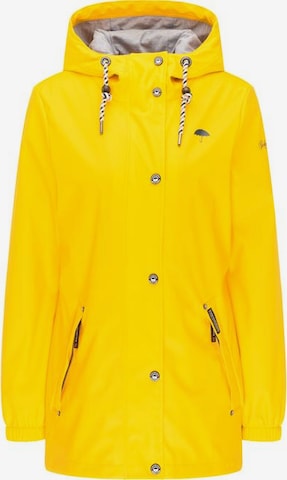 Schmuddelwedda Between-Season Jacket in Yellow: front