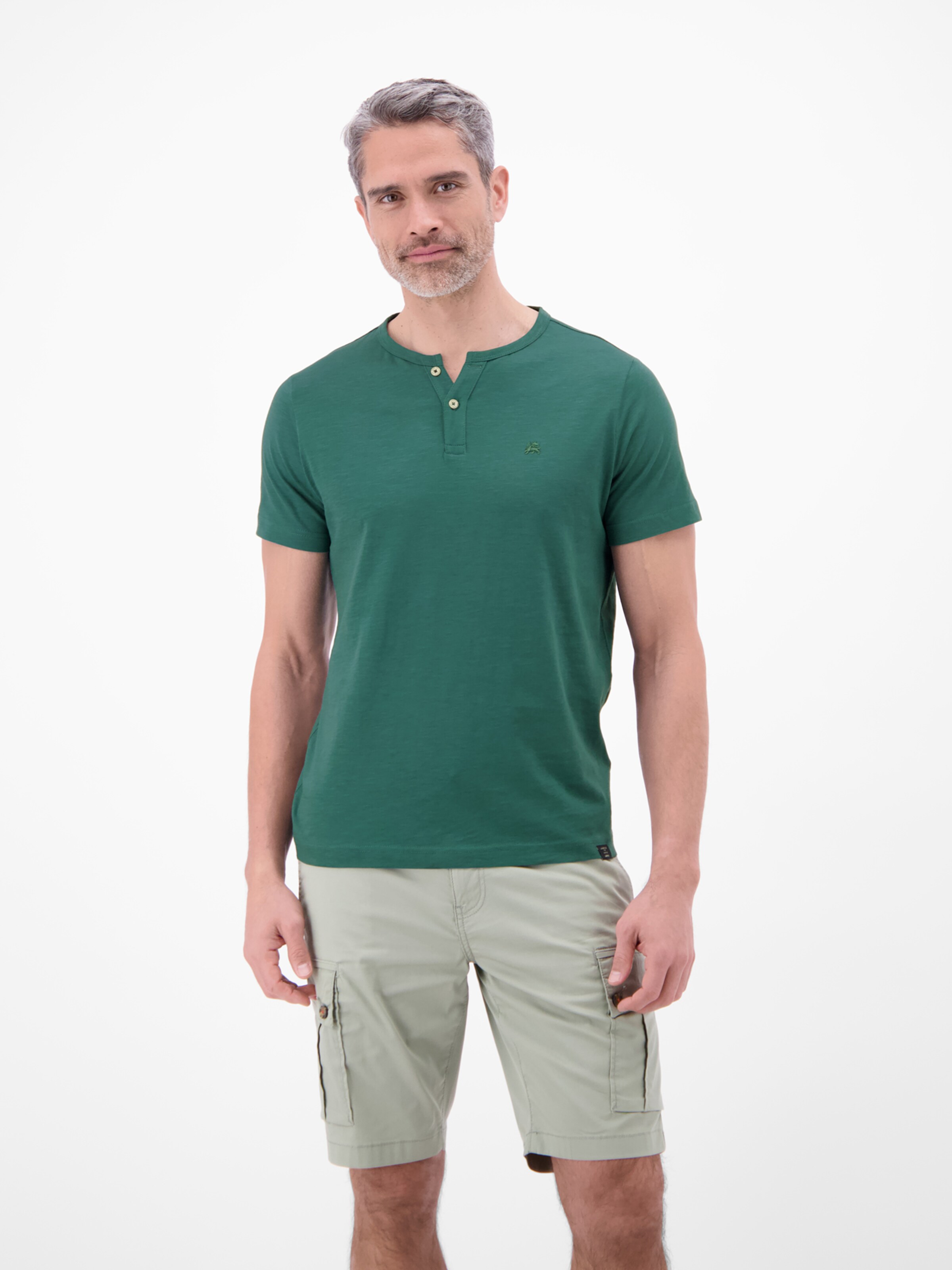 LERROS Shirt in Grün: Vorderseite