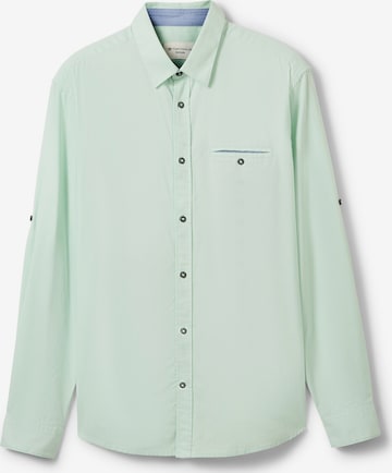 TOM TAILOR Overhemd in Groen: voorkant