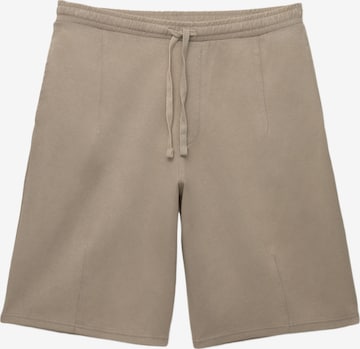 Pull&Bear Vrečasti Hlače | bež barva: sprednja stran