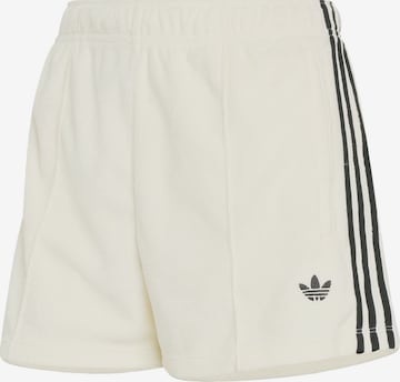 Pantalon 'Firebird' ADIDAS ORIGINALS en blanc : devant