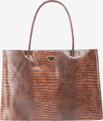 faina Shopper in Brown: front