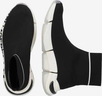 Karl Lagerfeld Hög sneaker 'QUADRA' i svart