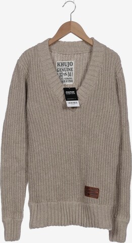 khujo Sweater & Cardigan in M in Beige: front