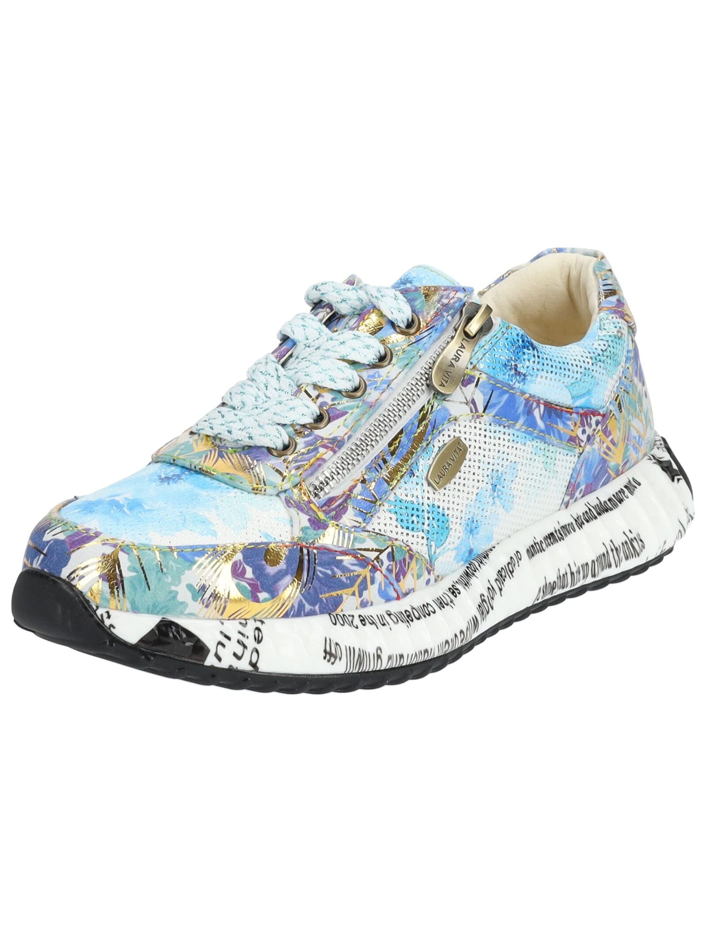 Baskets basses Laura Vita en bleu