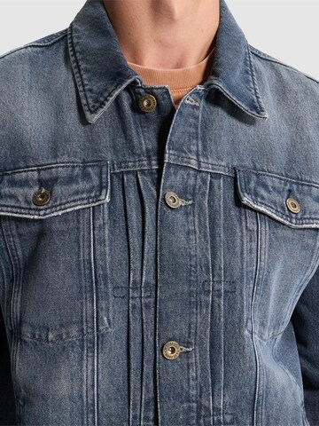 CAST IRON Übergangsjacke 'Trucker denim jacket'‌‌‌‌‌‌‌ in Blau