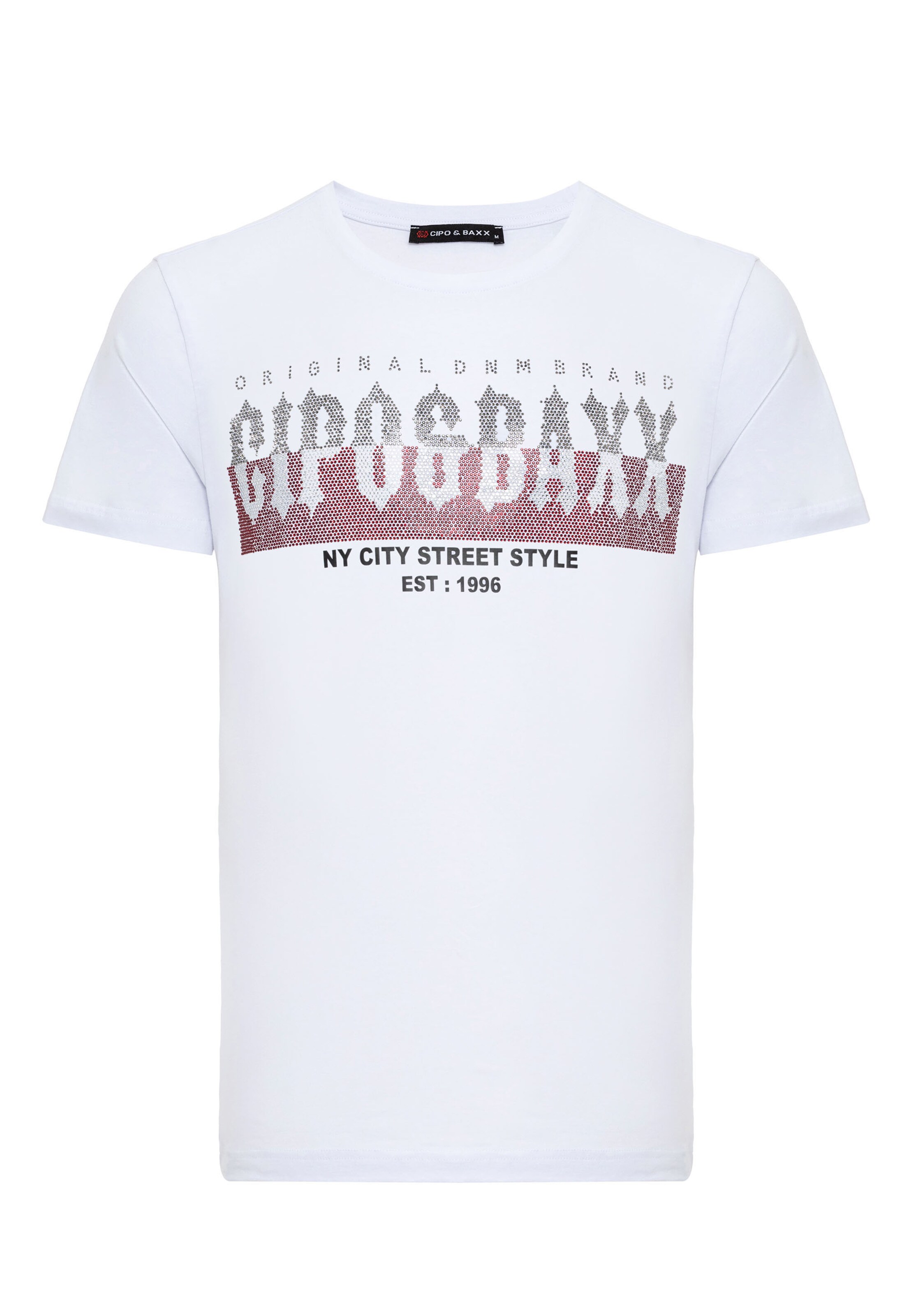 CIPO & BAXX T-Shirt in Weiß: Vorderseite