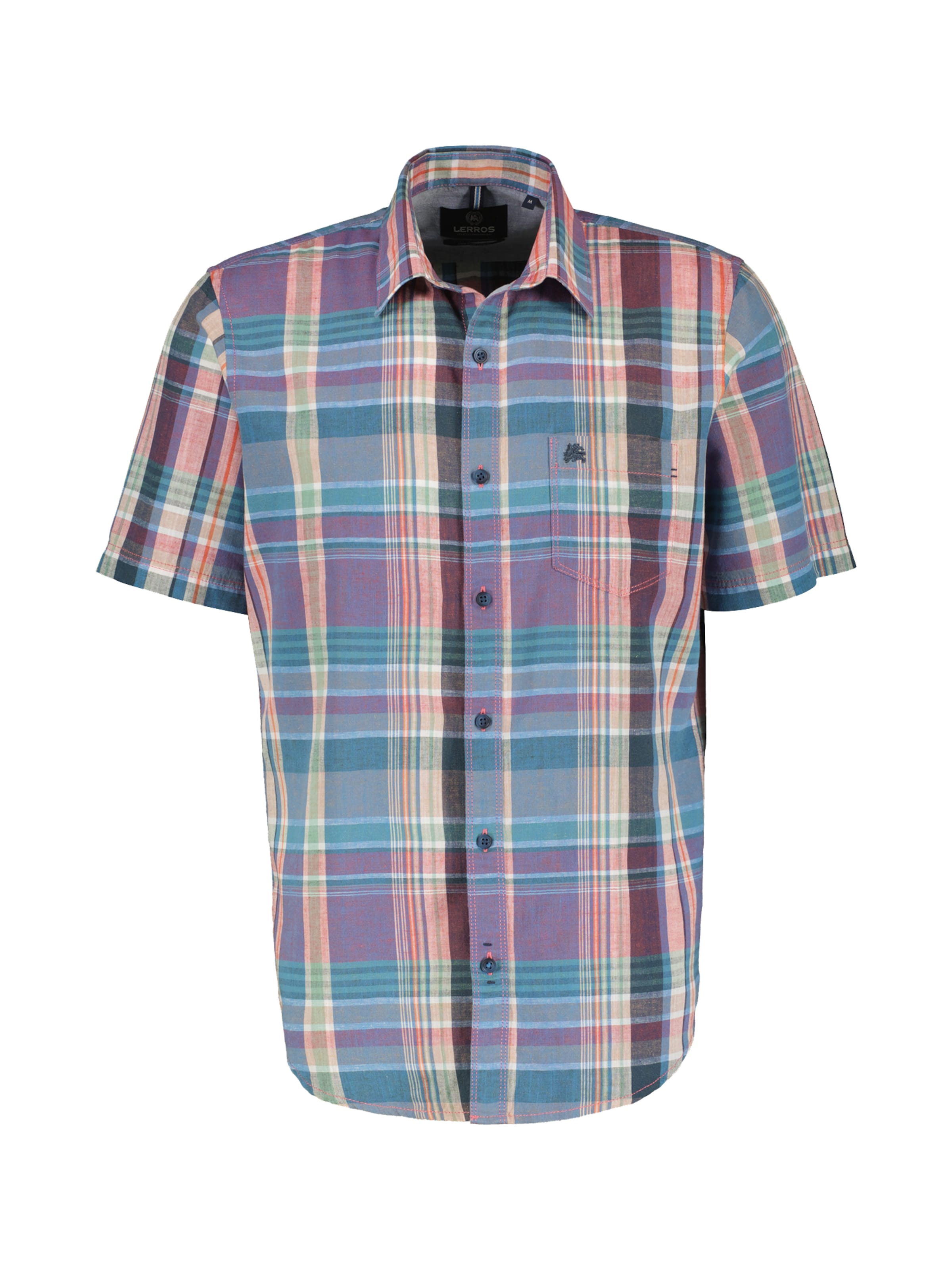 LERROS Regular fit Overhemd in Blauw: voorkant