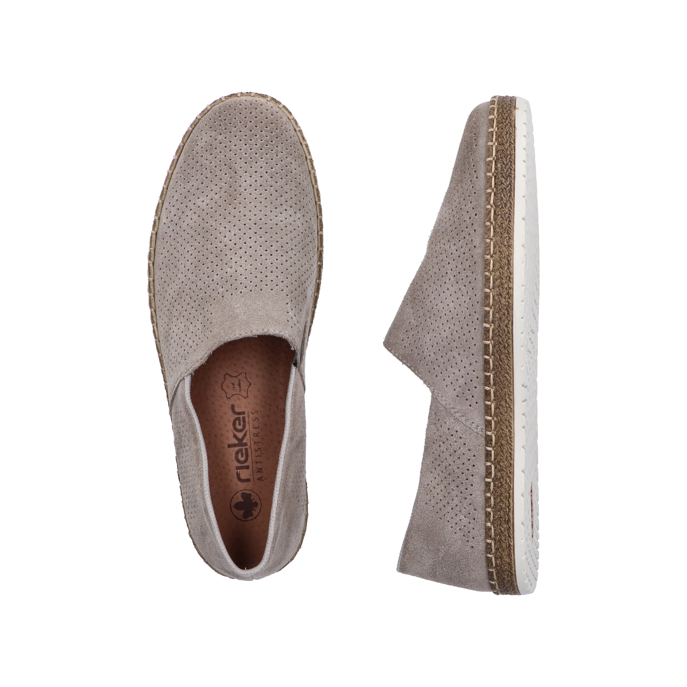 Rieker Slipper in Grau