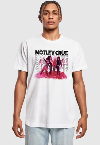 Merchcode Shirt 'Motley Crue' in White: front