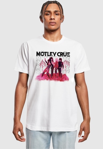 T-Shirt 'Motley Crue' Merchcode en blanc : devant