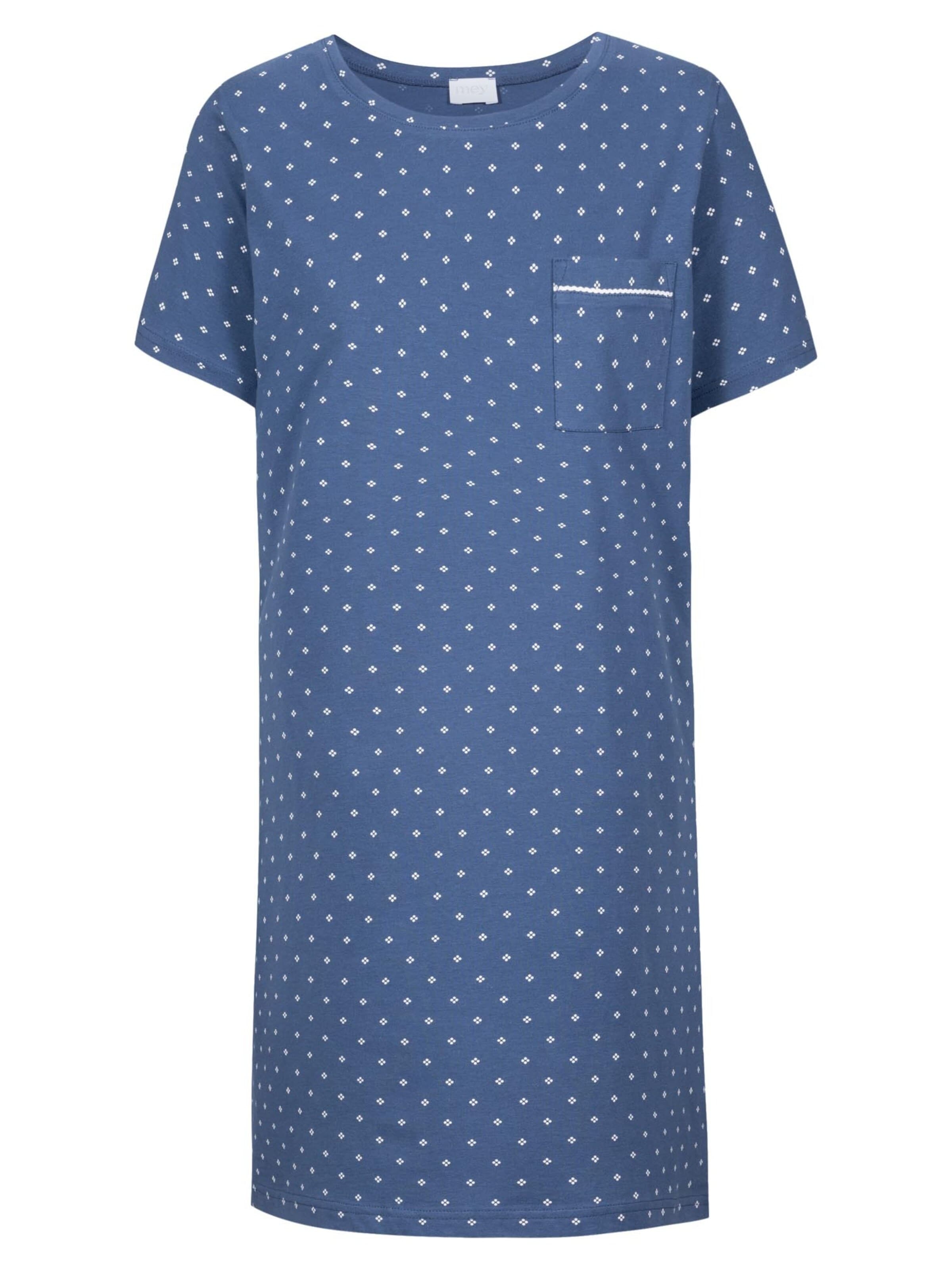 Mey Nachthemd 'Sleep & Relax'‌‌‌‌‌‌‌‌‌‌ in Blau: Vorderseite
