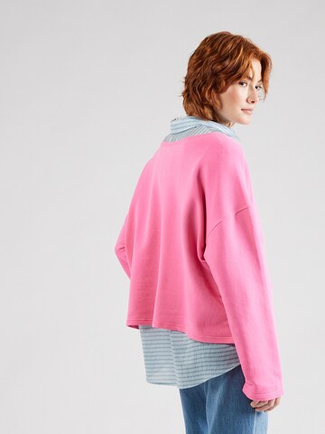 AMERICAN VINTAGE Sweatshirt 'Hapylife' i rosa