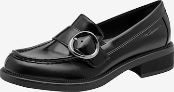 Chaussure basse Tamaris en noir : devant