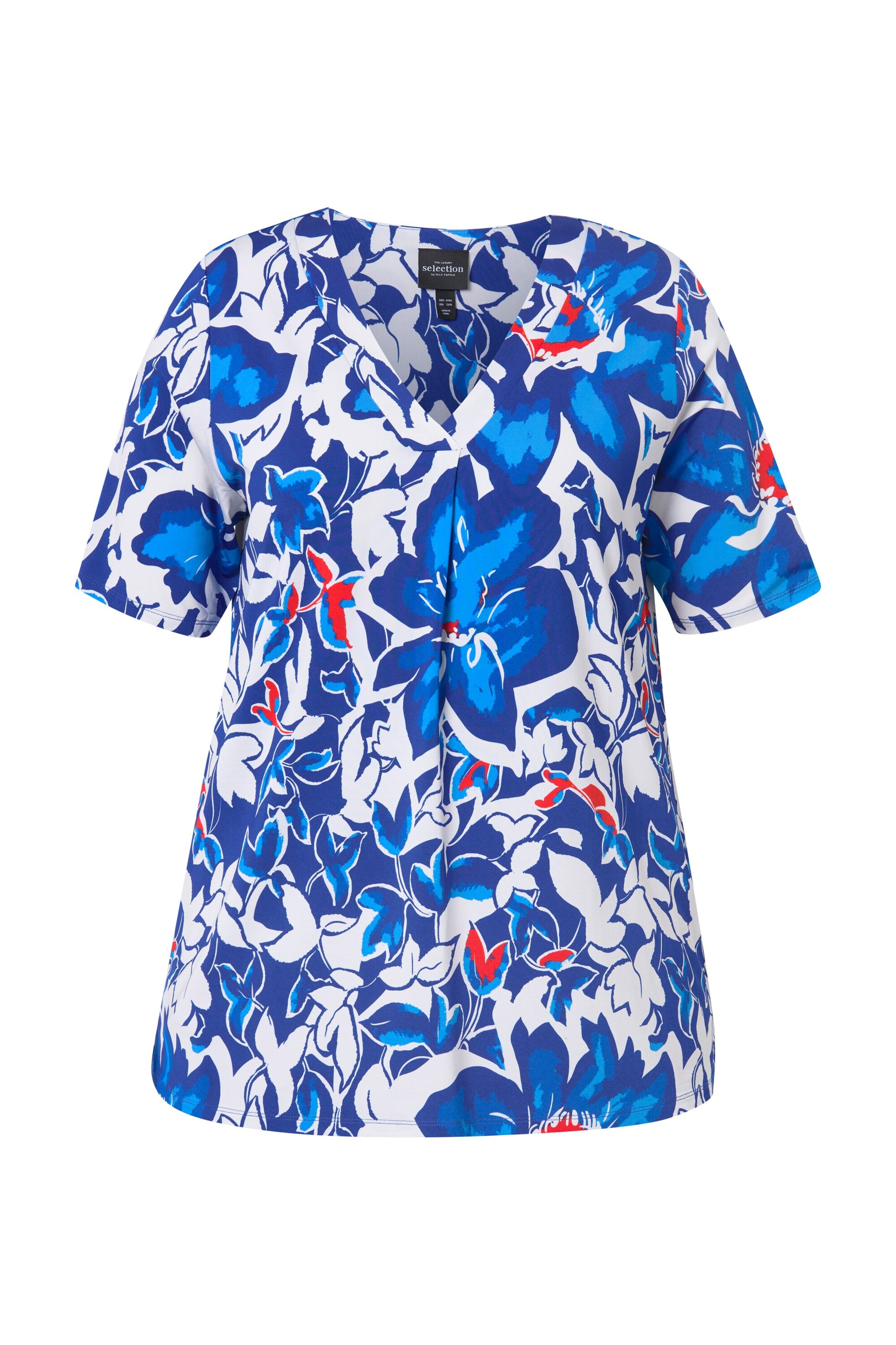 Ulla Popken Bluse in Blau: Vorderseite