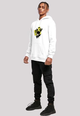 F4NT4STIC Sweatshirt 'Chibi Batman Swinging' in Wit