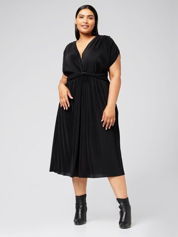 Rochie 'Jessie' de la Guido Maria Kretschmer Curvy pe negru: față