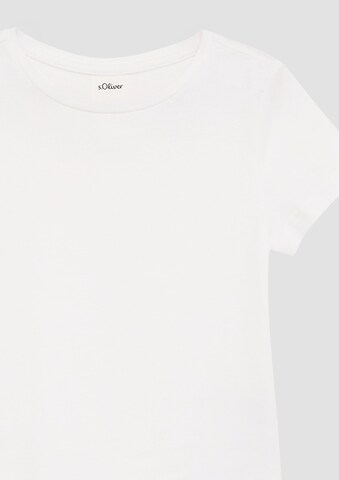 T-Shirt s.Oliver en blanc